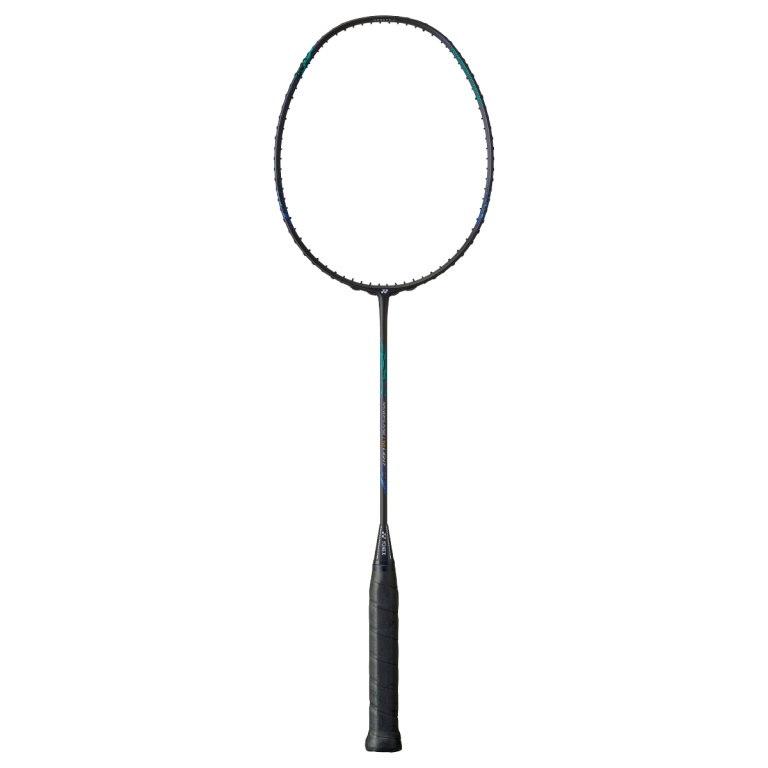 Yonex Badmintonschläger Nanoflare 170 Light (grifflastig, flexibel) schwarz/blau - besaitet -